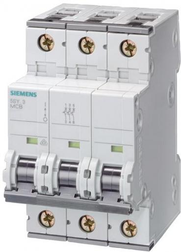 ARDEBO.de Siemens 5SY4310-6 Leitungsschutzschalter, 3-Polig, Typ B, 10A
