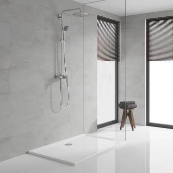 GROHE Vitalio Joy 260 Duschsystem, zur Wandmontage, EcoJoy, chrom (27684001)
