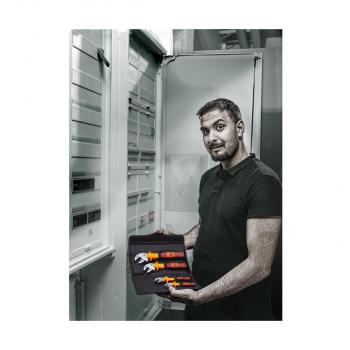Wera 6004 Joker VDE 4 Set 1 VDE-isolierter selbstjustierender Maulschlüssel-Satz, 4?teilig (05020170001)