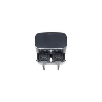 Ninja AF400EU Foodi MAX Dual Zone Heißluftfritteuse, 2470 W, 9,5 L, Timer, Spülmaschinenfeste Teile, schwarz