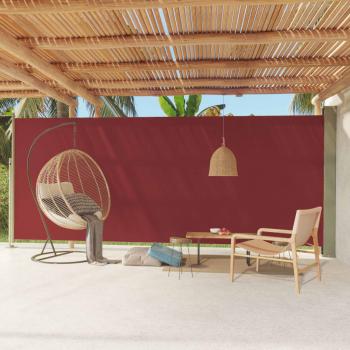 ARDEBO.de - Seitenmarkise Ausziehbar 220x600 cm Rot