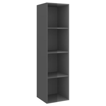 5-tlg. TV-Schrank-Set Hochglanz-Grau Holzwerkstoff