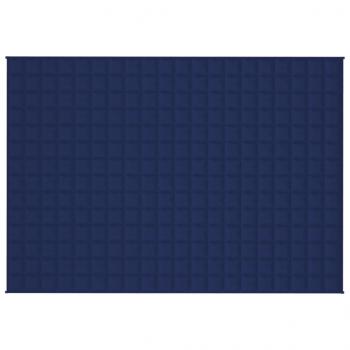 Gewichtsdecke Blau 135x200 cm 6 kg Stoff