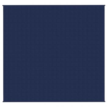 Gewichtsdecke Blau 220x230 cm 11 kg Stoff