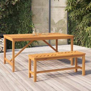 ARDEBO.de - Gartenbank 110 cm Massivholz Akazie