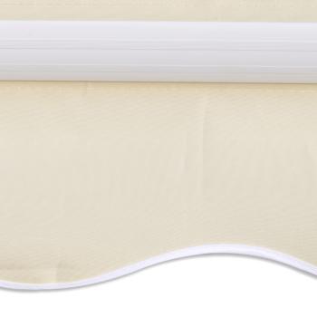 Markisenbespannung Canvas Creme 3 x 2,5 m (ohne Rahmen)