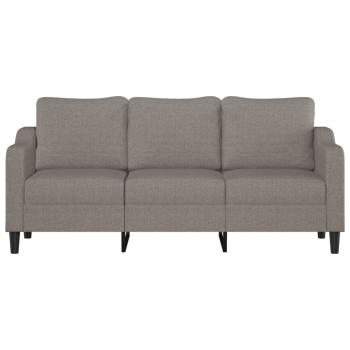 3-Sitzer-Sofa Taupe 180 cm Stoff