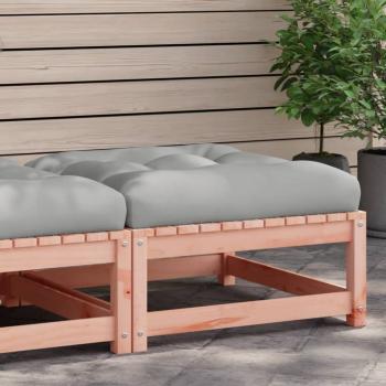 ARDEBO.de - Gartenhocker mit Kissen Massivholz Douglasie