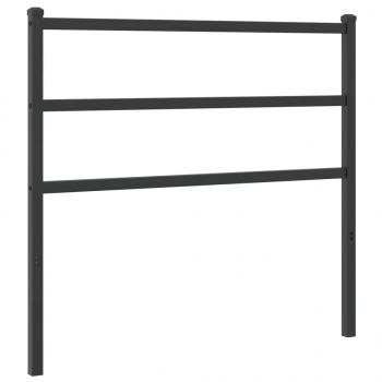 Kopfteil Metall Schwarz 107 cm