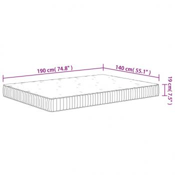 Matratze Taschenfederkern Mittel 140x190 cm
