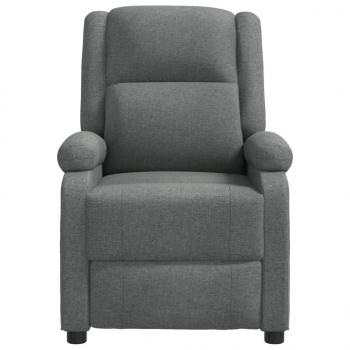 Massagesessel Dunkelgrau Stoff
