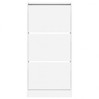 Schuhschrank Weiß 60x21x125,5 cm Holzwerkstoff