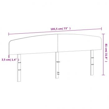 Kopfteil 180 cm Massivholz Kiefer