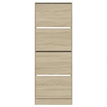 Schuhschrank Sonoma-Eiche 60x21x163,5 cm Holzwerkstoff