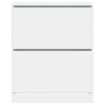 Schuhschrank Weiß 80x34x96,5 cm Holzwerkstoff