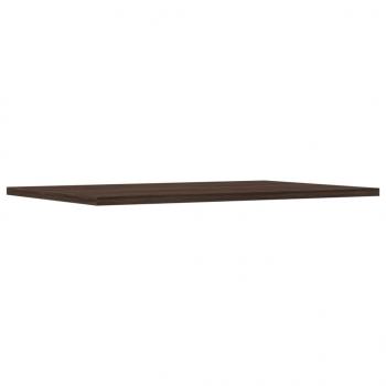 Wandregale 4 Stk. Braun Eichen-Optik 60x40x1,5 cm Holzwerkstoff