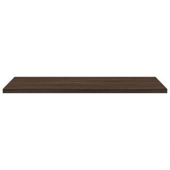 Wandregale 4 Stk. Braun Eichen-Optik 60x40x1,5 cm Holzwerkstoff