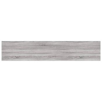 Wandregale 4 Stk. Grau Sonoma 100x20x1,5 cm Holzwerkstoff
