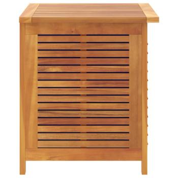 Gartenbox mit Lüftungsschlitzen 60x50x56 cm Massivholz Akazie