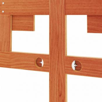 Kopfteil Wachsbraun 135 cm Massivholz Kiefer