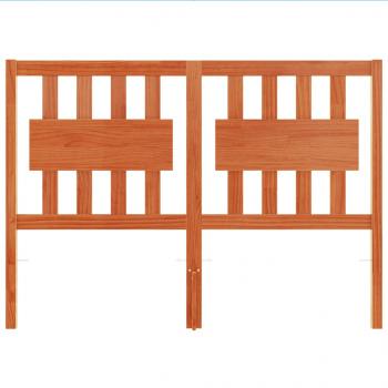 Kopfteil Wachsbraun 135 cm Massivholz Kiefer