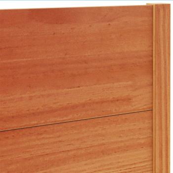 Kopfteil Wachsbraun 135 cm Massivholz Kiefer