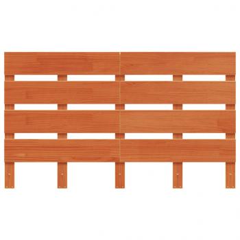 Kopfteil Wachsbraun 120 cm Massivholz Kiefer