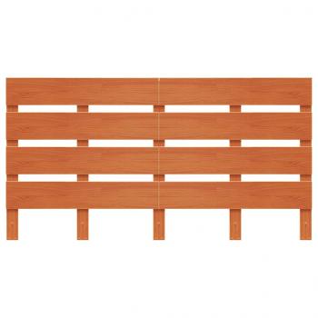 Kopfteil Wachsbraun 150 cm Massivholz Kiefer