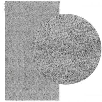 Shaggy-Teppich PAMPLONA Hochflor Modern Grau 60x110 cm