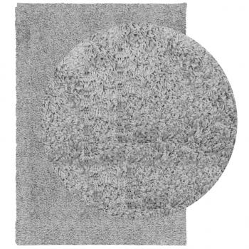 Shaggy-Teppich PAMPLONA Hochflor Modern Grau 160x230 cm