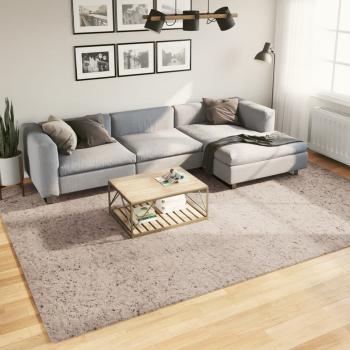 ARDEBO.de - Shaggy-Teppich PAMPLONA Hochflor Modern Beige 240x340 cm