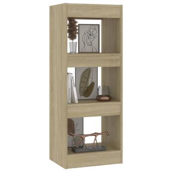 Bücherregal/Raumteiler Sonoma-Eiche 40x30x103 cm Holzwerkstoff