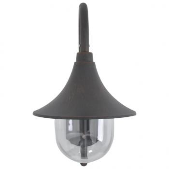 Garten-Wandleuchte E27 42 cm Aluminium Bronze 