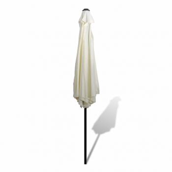 Sonnenschirm Strandschirm Sonnenschutz Garten Schirm Sandweiß 3m