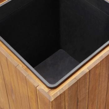 ARDEBO.de - Garten-Hochbeet 24,5x24,5x25 cm Massivholz Akazie