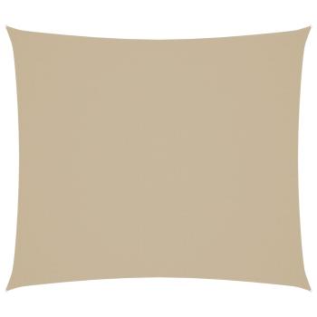 Sonnensegel Oxford-Gewebe Rechteckig 2x2,5 m Beige