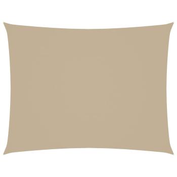 Sonnensegel Oxford-Gewebe Rechteckig 2,5x4 m Beige