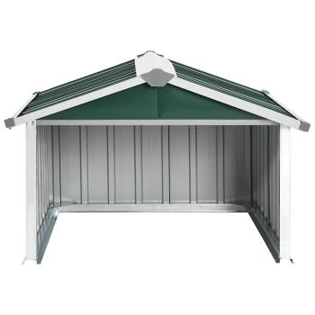 Rasenmäher Garage 92x97x63 cm Verzinkter Stahl Grün