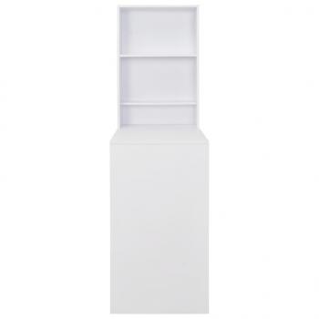 Bartisch mit Schrank Weiß 115x59x200 cm