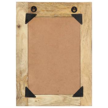 Spiegel Handbemalt 40 x 55 cm Massivholz Mango