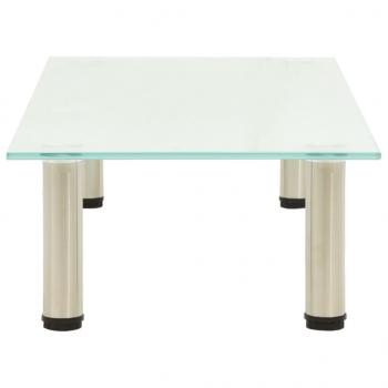 TV-Tisch 80x35x17 cm Satiniertes Hartglas