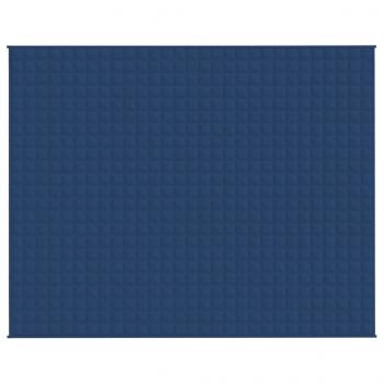Gewichtsdecke Blau 235x290 cm 15 kg Stoff