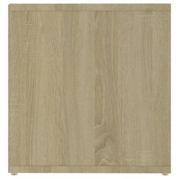 TV-Schränke 2 Stk. Weiß Sonoma-Eiche 72x35x36,5cm Holzwerkstoff