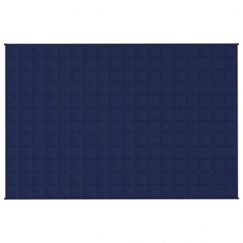 Gewichtsdecke Blau 122x183 cm 9 kg Stoff