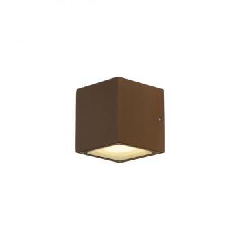 ARDEBO.de SLV SITRA CUBE Outdoor Wandleuchte, TCR-TSE, IP44, rost (232537)