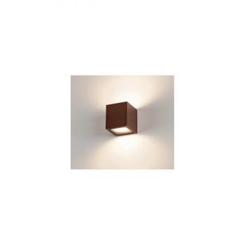 SLV SITRA CUBE Outdoor Wandleuchte, TCR-TSE, IP44, rost (232537)