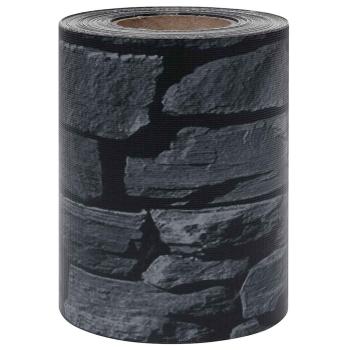 Garten-Sichtschutz 4 Stk. PVC 35x0,19 m Grau