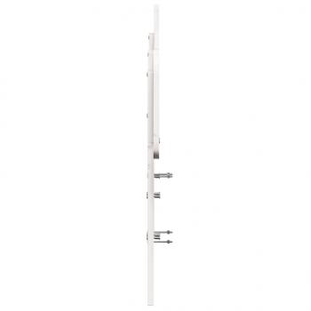 Kopfteil Weiß 135 cm Massivholz Kiefer