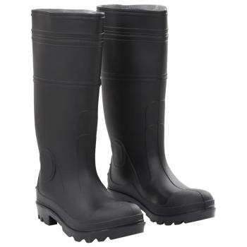 ARDEBO.de - Gummistiefel Schwarz Größe 40 PVC