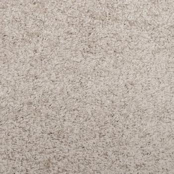 Shaggy-Teppich PAMPLONA Hochflor Modern Beige 100x200 cm